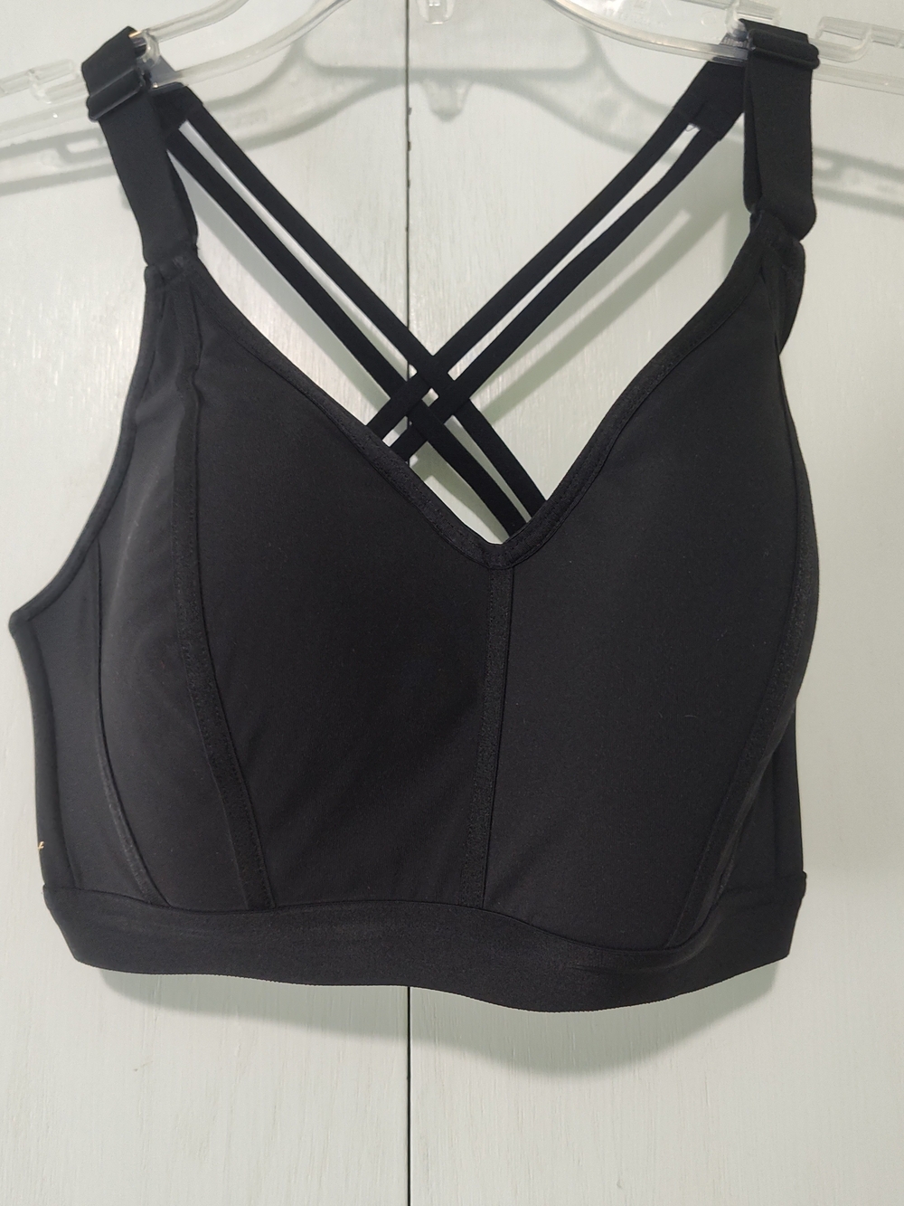 Victoria's Secret Black Crisscross Sports Bra